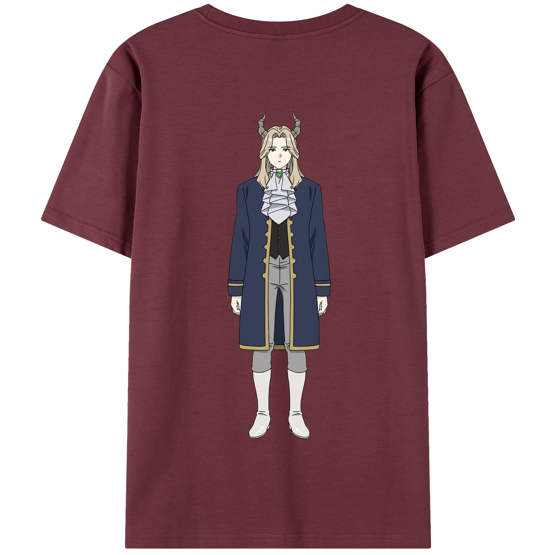 （画像用） 葬送のフリーレン Frieren 綿100％半袖Tシャツ（背面プリント）